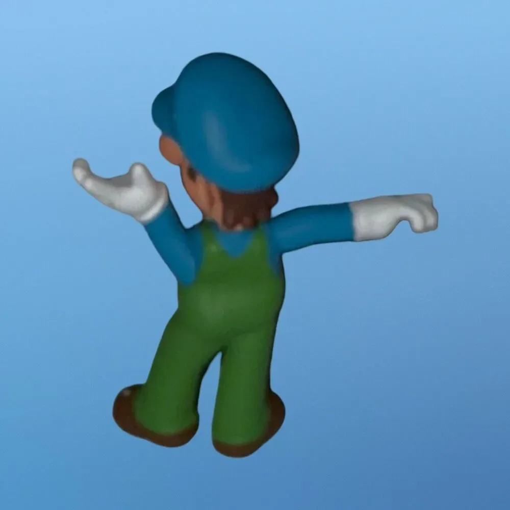 Nintendo Super Mario Bros Jakks Pacific Ice Luigi Figures 3.5”-4 A11